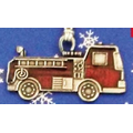 Cast Vehicle Holiday Ornament - Fire Truck